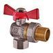 Кран з американкою кутовий 1/2 Waterpro Червоний метелик (WP2895) WP2895 фото 2