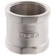 Муфта нікельована 1 1/2 Koer KF.C16 (KF0014) KF0014 фото 1