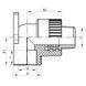 Кутник PPR з кріпленням ЗР 25x1/2M Koer K0125.PRO 20/120 (KP0150) KP0150 фото