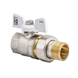 Кран з американкою прямий 1 Koer KR.227.W Білий метелик (KR0098) KR0098 фото 2
