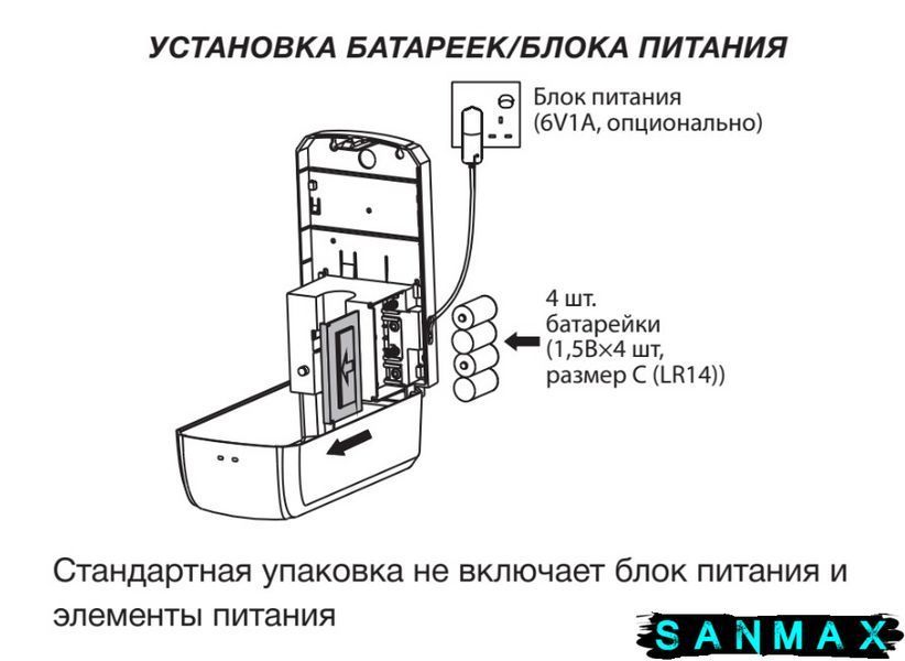 Дозатор для піни настінний Zerix TSD-001-F Безконтактний Білий (ZX3250) ZX3250 фото
