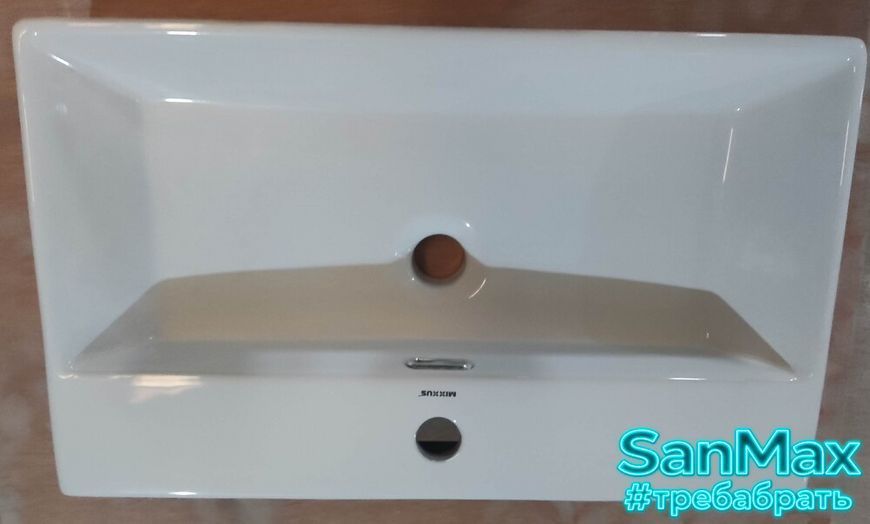 Раковина підвісна Mixxus Premium Quadro-0206 600х360х130mm з отвором під змішувач та переливом (MP6509) MP6509 фото