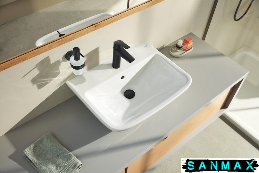 Змішувач для умивальника Grohe Eurosmart (чорний матовий) (233242433) 233242433 фото