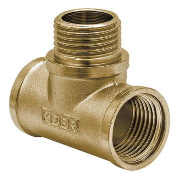 Трійник латунний 1/2 ВЗВ Koer KF.T06FMF.WN (KR3029) KR3029 фото
