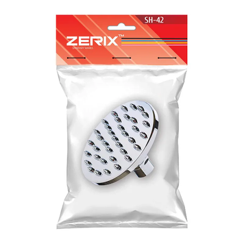 Лійка стельова для душу Zerix Sh-42 10 см Кругла Хром (ZX2744) ZX2744 фото