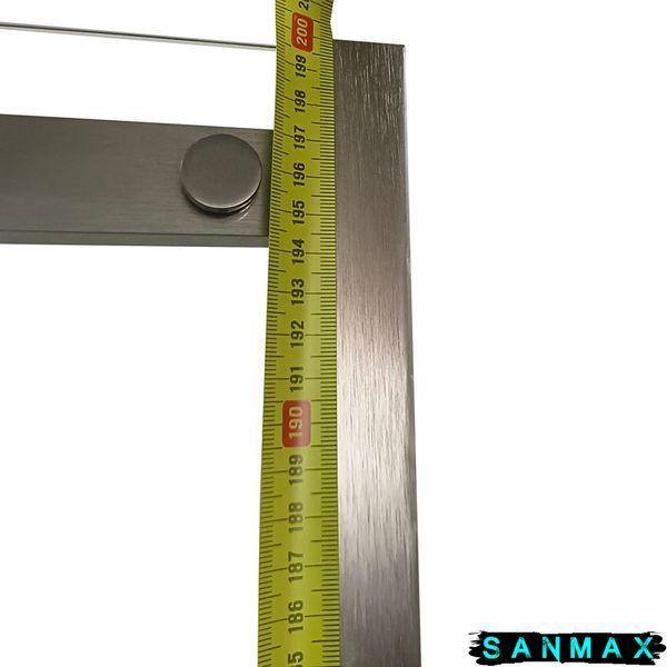 Душова кабіна без піддону Koer SR SC03-90x90x200-TR-07 прозоре скло Easy Clean 6мм, графіт (KR5359) KR5359 фото
