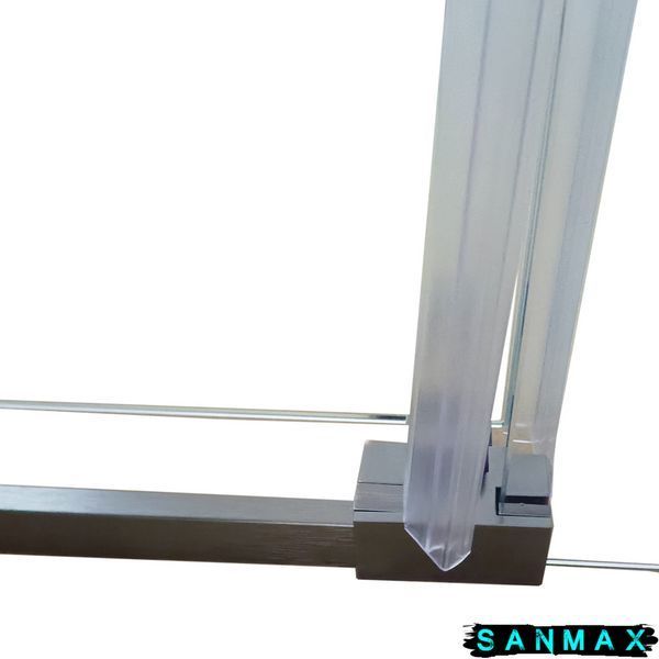 Душова кабіна без піддону Koer SR SC03-90x90x200-TR-07 прозоре скло Easy Clean 6мм, графіт (KR5359) KR5359 фото