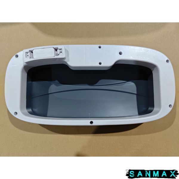 Відро для сміття сенсорне овальне Mixxus Flat-TC0109 Графіт 9 л колір графіт (MI7075) MI7075 фото