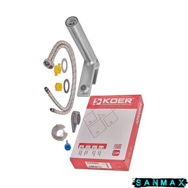 Змішувач для умивальника високий з нерж. сталі Koer KI-11015-02 (KR4782) KR4782 фото
