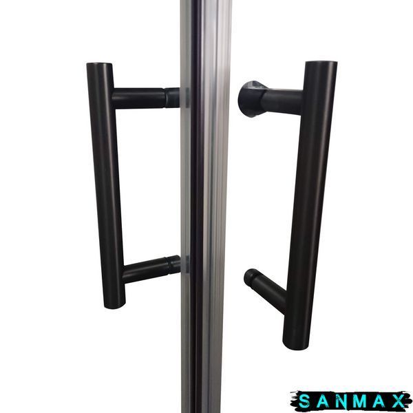 Душова кабіна без піддону Koer SR SC03-90x90x200-TR-07 прозоре скло Easy Clean 6мм, графіт (KR5359) KR5359 фото