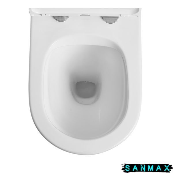 Чаша унітазу-компакту Mixxus Premium Wave-0403-R Bowl 675х395х870 Rimless без сидіння (MI8361) MI8361 фото