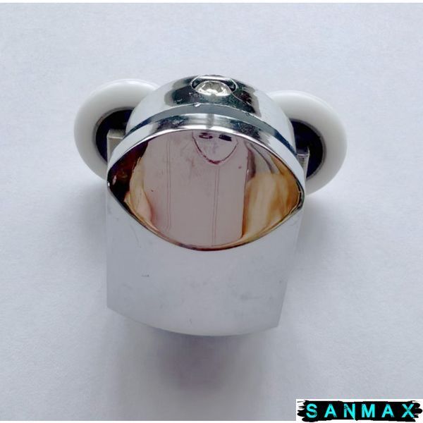 Ролики для душових кабін подвійні колеса Mixxus Premium ROLLERS SCP01-1 CHROME верхні (23mm для DIVERSE SC01,SC02,SD01) (MI7161) MI7161 фото