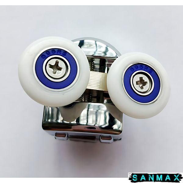 Ролики для душових кабін подвійні колеса Mixxus Premium ROLLERS SCP01-1 CHROME верхні (23mm для DIVERSE SC01,SC02,SD01) (MI7161) MI7161 фото