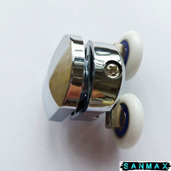 Ролики для душових кабін подвійні колеса Mixxus Premium ROLLERS SCP01-1 CHROME верхні (23mm для DIVERSE SC01,SC02,SD01) (MI7161) MI7161 фото