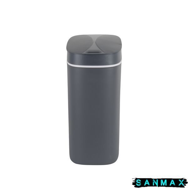 Відро для сміття сенсорне овальне Mixxus Flat-TC0109 Графіт 9 л колір графіт (MI7075) MI7075 фото