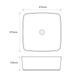 Умивальник накладний керамічний Mixxus Premium Diverse-0104 Marble 370х370х135mm Мармур (MP6537) MP6537 фото 4