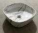 Умивальник накладний керамічний Mixxus Premium Diverse-0104 Marble 370х370х135mm Мармур (MP6537) MP6537 фото 5