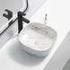 Умивальник накладний керамічний Mixxus Premium Diverse-0104 Marble 370х370х135mm Мармур (MP6537) MP6537 фото 3