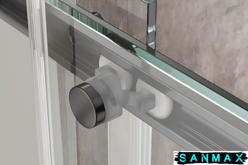 Душова кабіна без піддону Koer SR SC03-90x90x200-TR-07 прозоре скло Easy Clean 6мм, графіт (KR5359) KR5359 фото