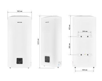 Бойлер Mixxus 100л Ewh-10100 Flat Dry плоский універсальний сухий тен 2 kW (WH0599) WH0599 фото