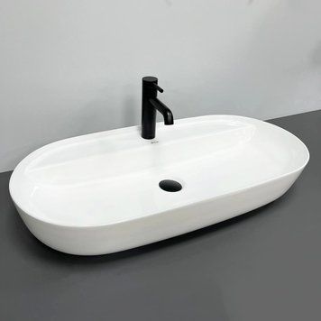 Умивальник накладний Vbi Terni M Білий VBI-011801 фото
