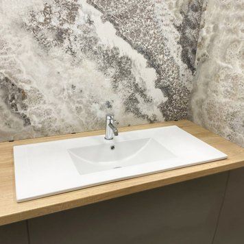 Умивальник врізний Vbi Ferrara 100 Білий VBI-018030 фото