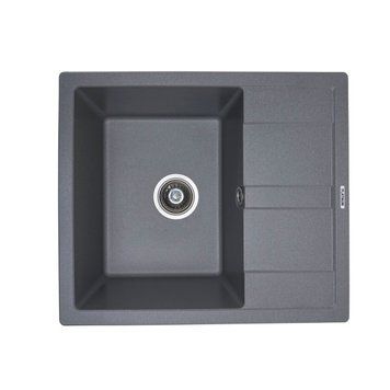 Гранітна мийка для кухні Platinum 5851 ARIA матова Сірий мусон SP000033274 фото