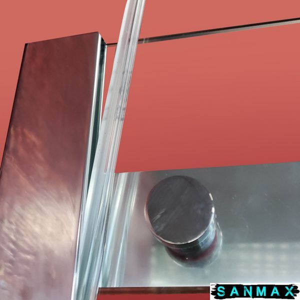 Бічна стінка до кабіни Koer SR SW01-90x200-TR-01 прозоре скло Easy Clean 8мм, хром (KR5381) KR5381 фото