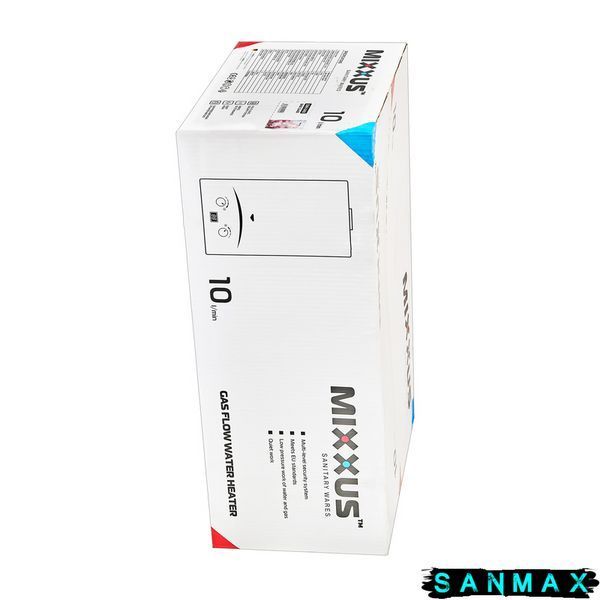 Газова колонка димохідна Mixxus 10 л Gwh-0410 Малюнок Квіти (WH0025) WH0025 фото