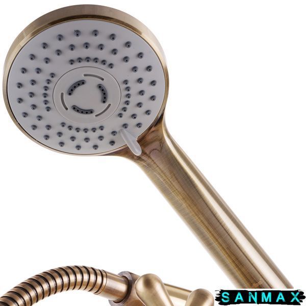 Змішувач для ванни Haiba Dominox 142 Бронза Кераміка (HB3938) HB3938 фото