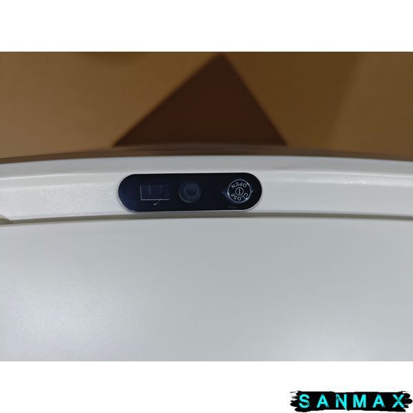 Відро для сміття сенсорне прямокутне Mixxus WAVE-TC0110 Білий 10 л колір білий (MI7073) MI7073 фото