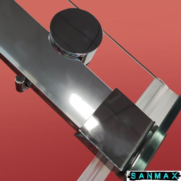 Бічна стінка до кабіни Koer SR SW01-90x200-TR-01 прозоре скло Easy Clean 8мм, хром (KR5381) KR5381 фото