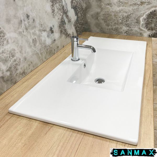 Умивальник врізний Vbi Ferrara 100 Білий VBI-018030 фото