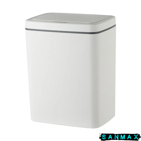Відро для сміття сенсорне прямокутне Mixxus WAVE-TC0110 Білий 10 л колір білий (MI7073) MI7073 фото