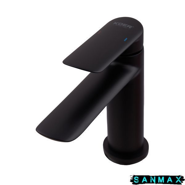 Змішувач для умивальника Koer KB-10028-05 Чорний (KR5290) KR5290 фото