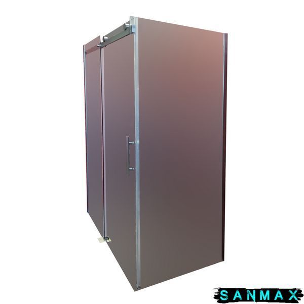 Бічна стінка до кабіни Koer SR SW01-90x200-TR-01 прозоре скло Easy Clean 8мм, хром (KR5381) KR5381 фото