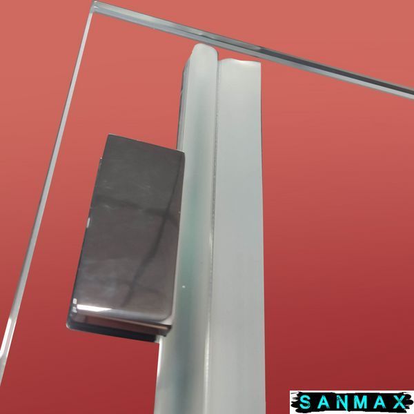 Бічна стінка до кабіни Koer SR SW01-90x200-TR-01 прозоре скло Easy Clean 8мм, хром (KR5381) KR5381 фото