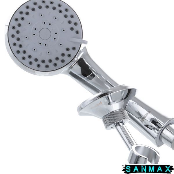 Змішувач для ванни Haiba Magic 009 Хром Чорна ручка (HB0696) HB0696 фото