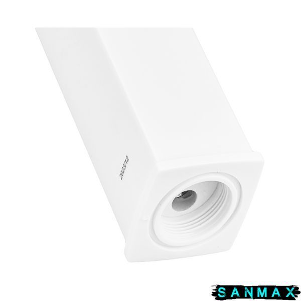 Змішувач для умивальника Plamix Kubus-001 High Set Білий (з підведенням) (PM0672) PM0672 фото