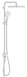 Душова система Grohe Flex Tempesta System 250 Cube із перемикачем настінного монтажу (26694001) 26694001 фото 3