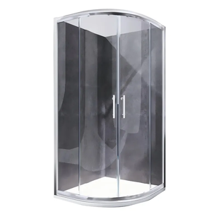 Душова кабіна без піддону Koer SR SC04-100x100x195-TR-01 прозоре скло Easy Clean 5мм, хром (KR5361) KR5361 фото