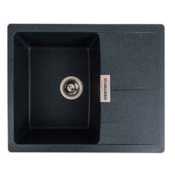 Гранітна мийка для кухні Valeso Zirkone 6250 матова Антрацит SP000047333 фото
