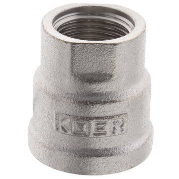 Муфта нікельована 3/8x1/2 Koer KF.C0406 (KF0018) KF0018 фото