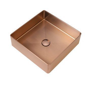 Умивальник Platinum Handmade PVD мідний 400x400 мм SP000032529 фото