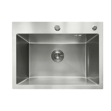 Кухонна інтегрована мийка Mixxus MH5843 Micro Decor SS Color (3.0/0.8) з нерж. сталі (колір нерж.) (MI8216) MI8216 фото