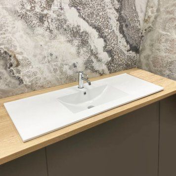 Умивальник врізний Vbi Ferrara 120 Білий VBI-018031 фото