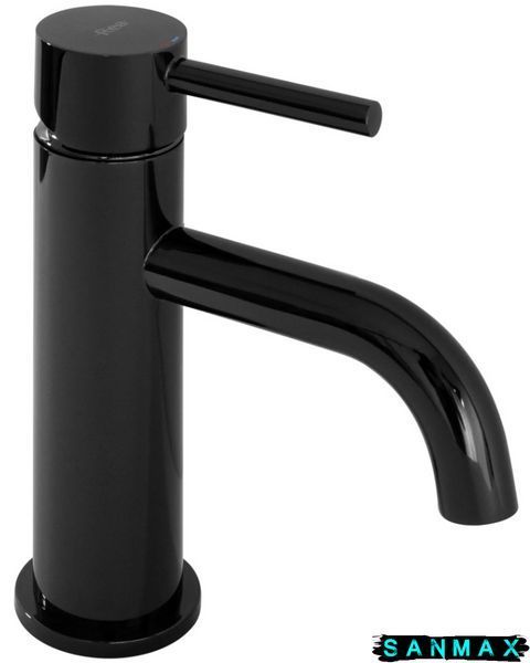 Змішувач для умивальника Rea Lungo Чорний Glossy чорний * REA-B0661 фото