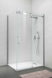 Бічна стінка до кабіни Koer SR SW01-90x200-TR-07 прозоре скло Easy Clean 8мм, графіт (KR5382) KR5382 фото 12