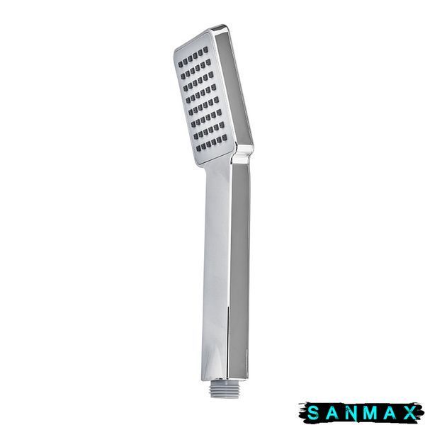 Лійка ручна для душу Mixxus Sh-12 (1 режим) Хром (LE2777) LE2777 фото