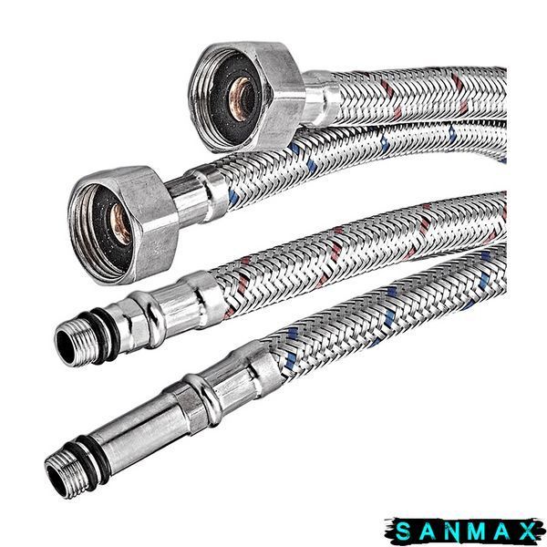 Комплект шлангів для змішувача з нержавійки M10 80 см Champion (AC0670) AC0670 фото